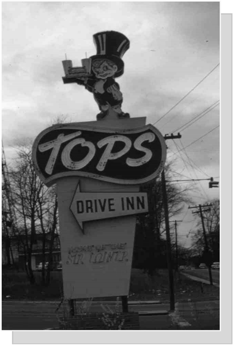 TOPS DRIVE INN was a favorite early restaurant in the Annandale Shopping Center.